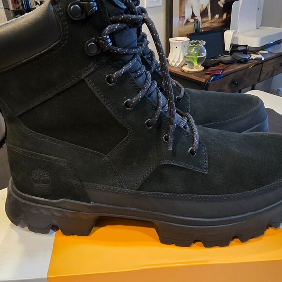 MENS TIMBERLAND ORIGINALS ULTRA WP BOOT BLACK SIZE 10 TB1A44SS015 NEW - Picture 6 of 14